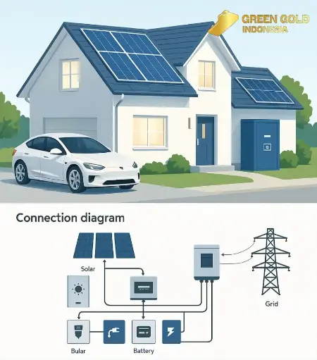 5,5 Kw Offf Grid Solar Panel System